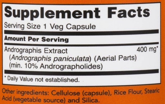 Andrographis Extract 400mg 90 caps